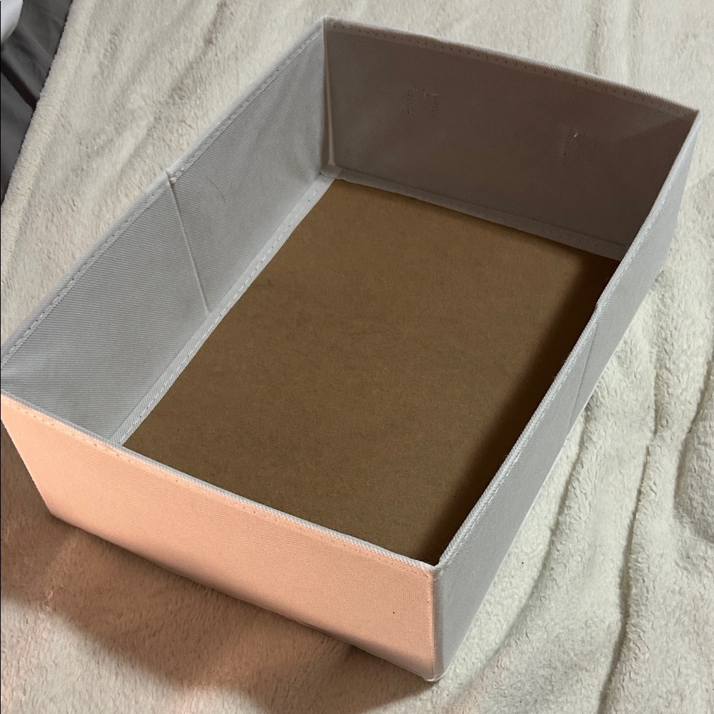 New White Storage Bin
